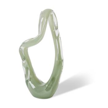 E Style Hyder Glass Sculpture Sage Modern Decorative Ornament 16x9x35cm