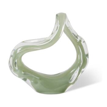 E Style Hyder Glass Sculpture Sage Modern Decorative Ornament 24x9x24cm