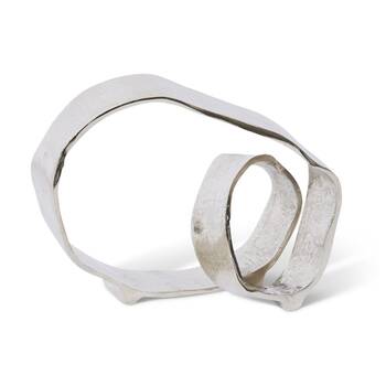 E Style Liban Sculpture Contemporary?Statement Art Decor?Nickel 31x15x24cm