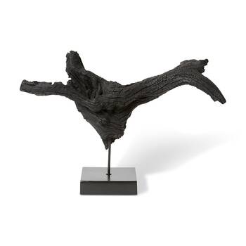 E Style Akhule Resin Sculpture Modern Art Decor Black 64x20x43cm