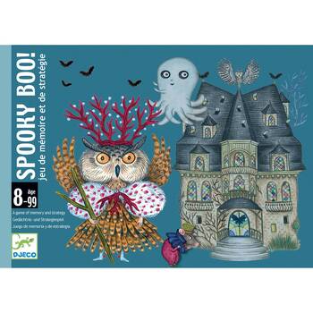 Djeco Spooky Boo Card Game Memory Strategy 2-4 Players Ages 8+