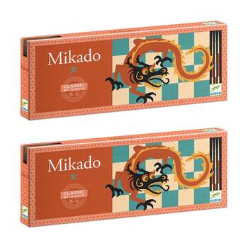 2PK Djeco Pick Up Sticks Mikado Game Skill For 1-6 Players Ages 5+