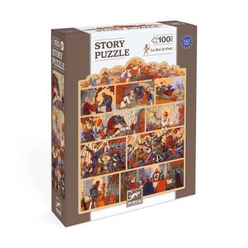 100pc Djeco King Arthur Story Puzzle High Quality For Kids Ages 5+
