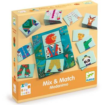Djeco Modanimo Mix & Match Game Creative Animal Mixing Kids 3y+