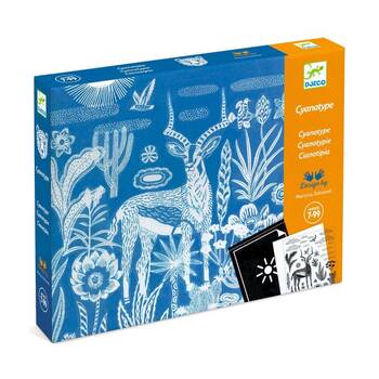 Djeco Night Time In The Savannah Cyanotype Workshop Art Kit 7+ Years