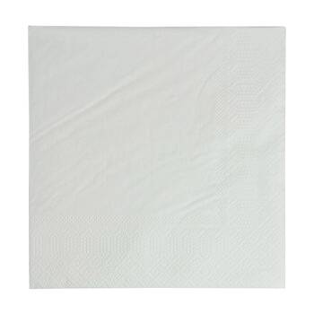24x 50pc Partyware FSC Dinner Naxins Set 2 Ply 400x400mm Tableware White