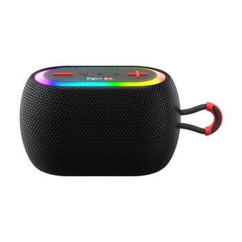 Dull Co. Portable Bluetooth Wireless Speaker W/ Dynamic Lighting Effects Black