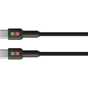 Dull Co. USB-C to Braided Charging Cable W/ Premium Metal Connectors 2m