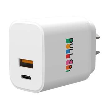 Dull Co. Dual Port AU/NZ Wall Plug Charger W/ Power Delivery & PPS 25W