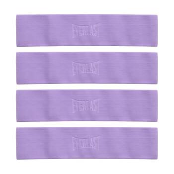 4PK Everlast Glute Band Medium Resistance Non-Slip Fitness Equipment Lilac