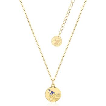 Couture Kingdom Disney Fantasia Sorcerer Mickey Medallion Necklace 14k Gold