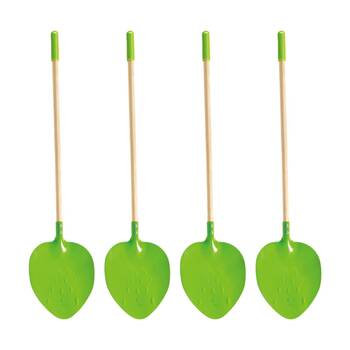 4PK Hape Pointed Garden Shovel Wooden Tool Outdoor Play Kids Toy 4y Green