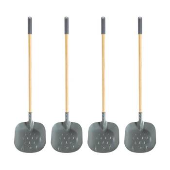 4PK Hape Square Point Transfer Garden Shovel Wooden Tool Toy For Kids 4y Grey