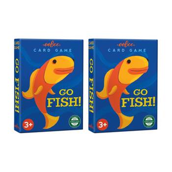 2PK eeBoo Kids Playing Cards Go Fish Classic Memory Card Game 3y+