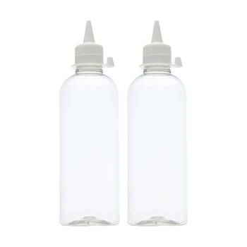 2x 12pc Educational Colours Storage/Dispenser Bottles Kids Paint/Art/Craft 500ml