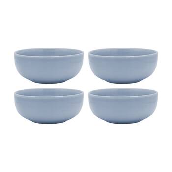 4PK Ecology Element Kitchenware Laska Bowl Sky Light Blue Stoneware 20cm