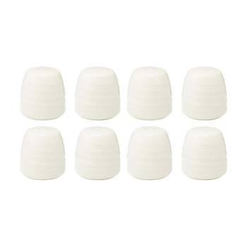 4x 2pc Ecology Ottawa Stoneware Salt & Pepper Shaker Set Calico 6x6.5cm