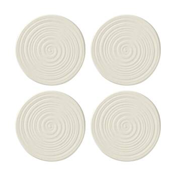 4PK Ecology Ottawa Stoneware Round Trivet Kitchen Accessory Calico 18.5cm