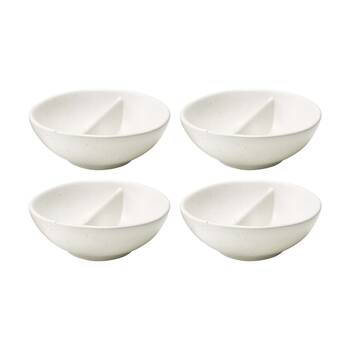 4PK Ecology Ottawa Stoneware Salt Dish Rustic Tableware Calico 9cm