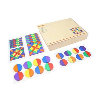 Educo Figuroform Fraction Game Kids Educational Maths Toy 3y+ Wood