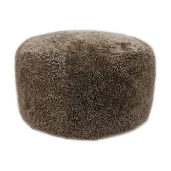 Huxford Grove The Jamieson Sheepskin Ottoman Nomad 60x60x30cm