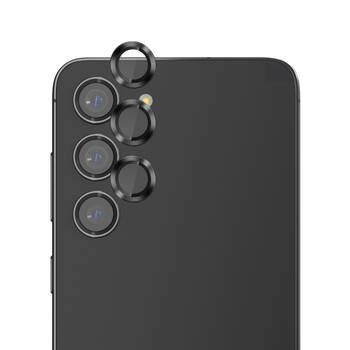 50pc EFM Camera Lens Protector Bulk Set for Samsung Galaxy S25 Carbon