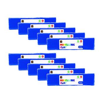 10PK Educational Colours Modelling Clay Dark Blue Kids Art/Craft 500gm 3y+