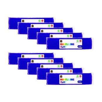 10PK Educational Colours Modelling Clay Purple Kids Art/Craft 500gm 3y+