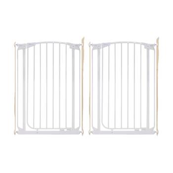 2PK Dreambaby Chelsea Pressure Xtra-Tall Mounted Baby/Child Safety Gate White 1m