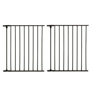 2PK Dreambaby Mayfair/Newport Baby/Child Safety Gate Extension Panel Black