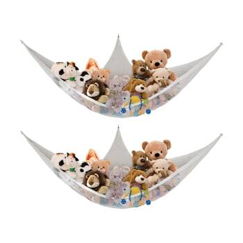 2PK Dreambaby Baby/Child Toy Organiser Hammock Corner Storage Jumbo 1.85x1.31m