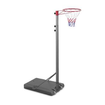 Pivot Goal Attack Portable Netball System Adjustable Ring Height Water Fill Base