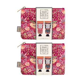 2x 2pc Heathcote & Ivory William Morris Strawberry Thief Hand Creams 30ml