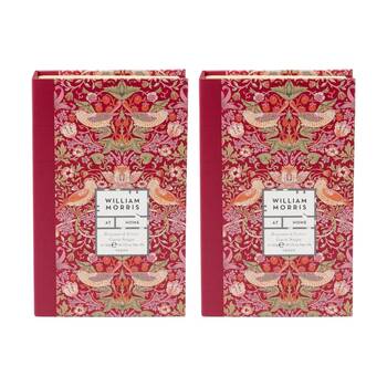 2x 4pc Heathcote & Ivory William Morris Strawberry Thief Guest Soaps 50g