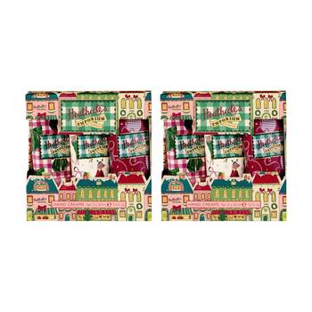 2x 3pc Heathcote & Ivory Heathcote's Emporium Festive Hand Cream Set 30ml