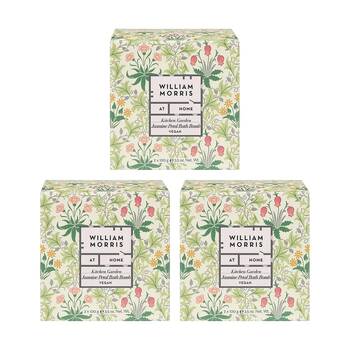 3PK Heathcote & Ivory William Morris Kitchen Garden Bath Fizzer 200g