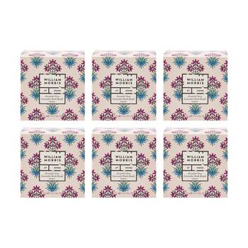 6PK Heathcote & Ivory William Morris Beautiful Sleep Lavender Bath Bomb 200g