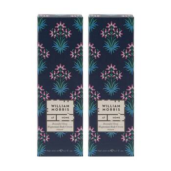 2PK Heathcote & Ivory William Morris Beautiful Sleep Magnesium Cream 200ml