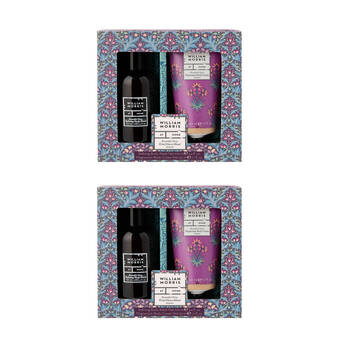 2x 2pc Heathcote & Ivory William Morris Beautiful Sleep Bathing Set 150ml