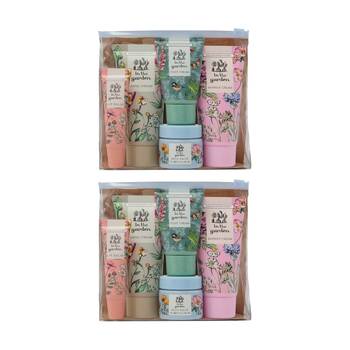 2x 5pc Heathcote & Ivory In The Garden Top To Toe Body Care Essentials