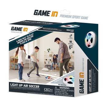 INNOV8 Game In Light Up Air Soccer Disc W/ Foam Protection Edge