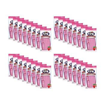 32PK Fini Pink Strawberry Smooth Pencil Sweet Confectionary Candy 100g