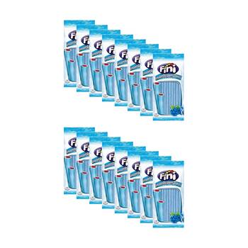 16PK Fini Blue Raspberry Smooth Pencil Sweet Confectionary Candy 100g