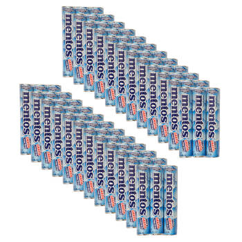 24x 3pc Mentos Mint Roll Chewing Dragees Breath Freshener Mints Pack 29g