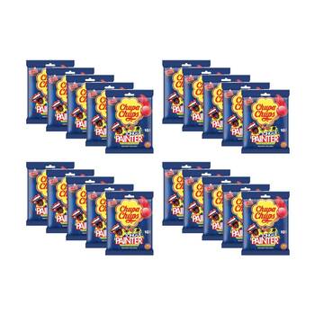 20PK Chupa Chups Tongue Painter Sour Lollipops Colourful Sweets Pack 93g