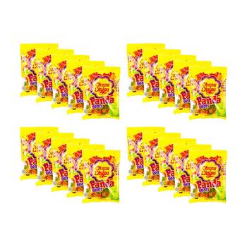 20PK Chupa Chups Jelly Panda Bears Gummy Lollies Sweets Pack Multi Flavour 90g