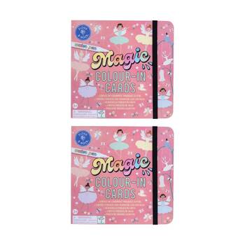 2PK Floss & Rock Magic Water Colouring Enchanted Reusable Colour-In Set 3y+
