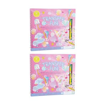 2PK Floss & Rock Transfer Fun Fantasy Activity Kit Over 150 Transfers 3y+