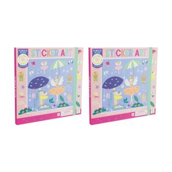 2x 13pc Sticker Art Enchanted Magical Scenes Scented Stickers 3y+ Floss & Rock