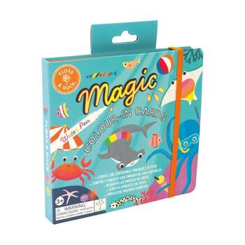 Floss & Rock Magic Water Colouring Ocean Reusable Colour-In Set 3y+ 19x